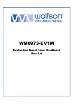 Wolfson WM8973-EV1B User Handbook Manual preview
