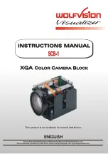 Предварительный просмотр 1 страницы WolfVision SCB-1 Instruction Manual