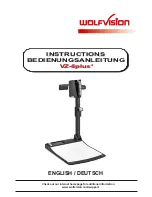 WolfVision VZ-8plus4 Instructions For Use Manual preview