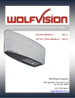 WolfVision VZ-C32 Installation Manual preview