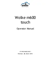 wolke m600 basic Operator'S Manual preview