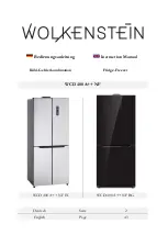 Preview for 1 page of Wolkenstein SCD 400 A++NF BGW Instruction Manual