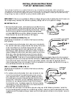 Preview for 1 page of Wolo 357 SERIES Installation Instructions