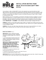 Wolo OCEAN ALERT 160-24 Installation Instructions preview