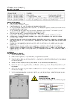 Preview for 1 page of WOLSELEY C22671 C22672 C22673 Installation Manual & Warranty Information