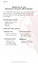 Preview for 2 page of Wolverine Airsoft INFERNO GEN 2 Owner'S Manual