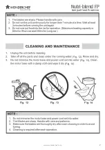 Preview for 8 page of WonderChef Nutri-blend FP User Manual