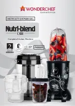 WonderChef Nutri-blend Instruction Manual предпросмотр