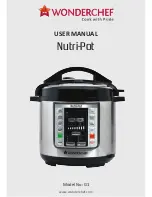 WonderChef Nutri-Pot G1 User Manual preview