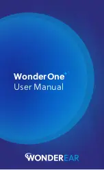 Preview for 1 page of WonderEar WonderOne User Manual