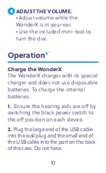 Preview for 11 page of WonderEar WonderX User Manual