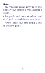 Preview for 20 page of WonderEar WonderX User Manual