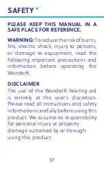 Preview for 38 page of WonderEar WonderX User Manual