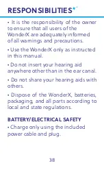 Preview for 39 page of WonderEar WonderX User Manual