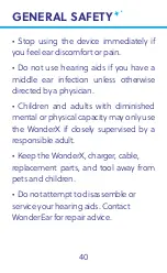 Preview for 41 page of WonderEar WonderX User Manual