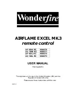 Wonderfire airflame excel mk.3 16NV RC User Manual предпросмотр