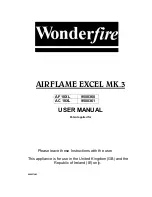 Wonderfire airflame excel mk.3 ac 18xl User Manual предпросмотр