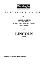 Wonderfire Lincoln BR517R Installer'S Manual preview