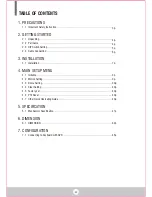 Preview for 2 page of Wonwoo MMK-H208 Installation & Operating Manual