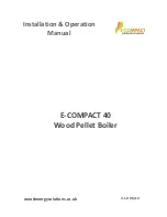 Wood Energy Solutions E-COMPACT 40 Installation & Operation Manual preview