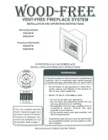 Предварительный просмотр 1 страницы Wood-Free WIS33NTW Installation And Operator'S Manual