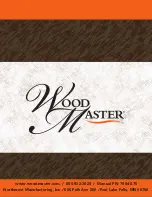 Preview for 44 page of Wood master Ultra Series User Manual