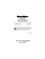 Preview for 3 page of Wood-mizer A/DH5 Safety, Setup, Operation & Maintenance Manual