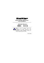 Preview for 1 page of Wood-mizer A1.06 Safety, Operation, Maintenance And Parts Manual