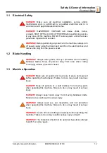 Preview for 5 page of Wood-mizer A1.06 Safety, Operation, Maintenance And Parts Manual