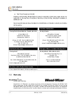 Preview for 6 page of Wood-mizer BMS25 Safety, Operation, Maintenance And Parts Manual