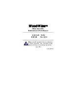 Preview for 1 page of Wood-mizer BMT300 Safety, Operation, Maintenance & Parts Manual