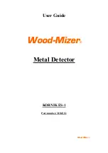 Preview for 1 page of Wood-mizer KORNIK ES-1 User Manual