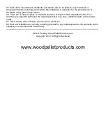 Preview for 10 page of Wood Pellet Products WPPH001.3 Owner'S Manual