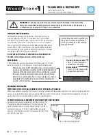 Preview for 8 page of Wood Stone BARREL TANDOOR Installation And Operation Manual