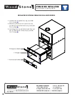 Предварительный просмотр 26 страницы Wood Stone Bistro 3030 WS-BL-3030-RFG Installation And Operation Manual