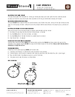 Preview for 15 page of Wood Stone CASCADE WS-GFR-10 Installation And Operation Manual