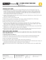 Preview for 24 page of Wood Stone FIRE DECK 6045 Service Manual