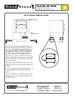 Preview for 8 page of Wood Stone Fire Deck WS-FD-6045 Installation And Operation Manual