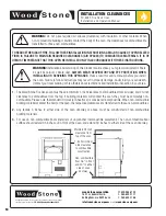 Preview for 10 page of Wood Stone Fire Deck WS-FD-6045 Installation And Operation Manual