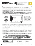 Preview for 22 page of Wood Stone Fire Deck WS-FD-6045 Installation And Operation Manual