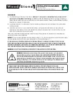 Preview for 7 page of Wood Stone MT. ADAMS WS-MS-5-W-IR Installation And Operation Manual