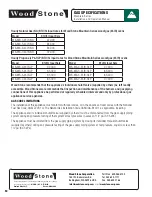 Preview for 12 page of Wood Stone MT. ADAMS WS-MS-5-W-IR Installation And Operation Manual