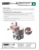 Preview for 22 page of Wood Stone MT. ADAMS WS-MS-5-W-IR Installation And Operation Manual