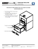 Предварительный просмотр 24 страницы Wood Stone PHOENIX 3030 Installation And Operation Manual