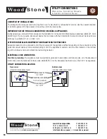 Preview for 10 page of Wood Stone WHATCOM WS-GVR-10 Installation And Operation Manual