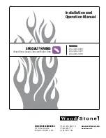 Preview for 1 page of Wood Stone WS-CBO-2628 Installation And Operation Manual