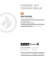 Preview for 1 page of Wood Stone WS-GPL-4836-4-CT Installation And Operation Manual