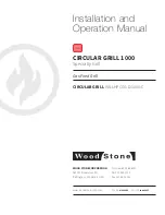 Предварительный просмотр 1 страницы Wood Stone WS-LHPCGG-D-1000-C Installation And Operation Manual