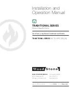 Wood Stone WS-TS-5-RFG-(IR)-(W) Installation And Operation Manual preview