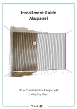 Preview for 1 page of WOOD Akupanel Install Manual